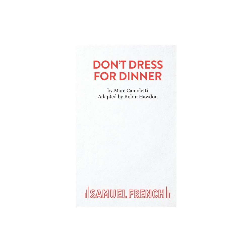 Produktbild för Don't Dress for Dinner (häftad, eng)