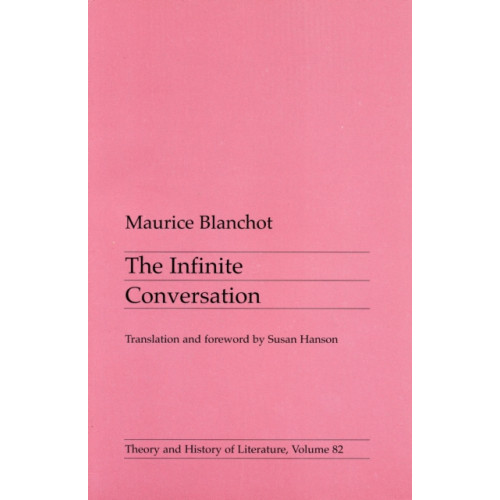 University of Minnesota Press Infinite Conversation (häftad, eng)