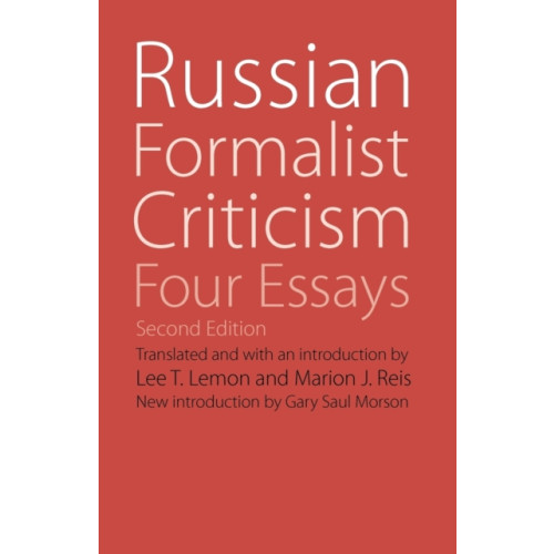 University of Nebraska Press Russian Formalist Criticism (häftad, eng)