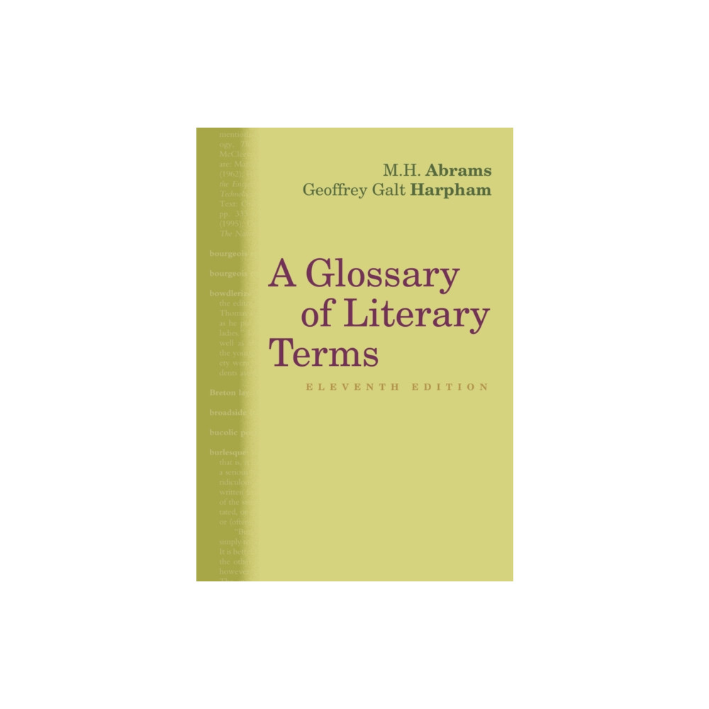Produktbild för A Glossary of Literary Terms (häftad, eng)