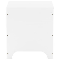Produktbild för Förvaringslåda med lock RANA vit 60x49x54 cm massiv furu