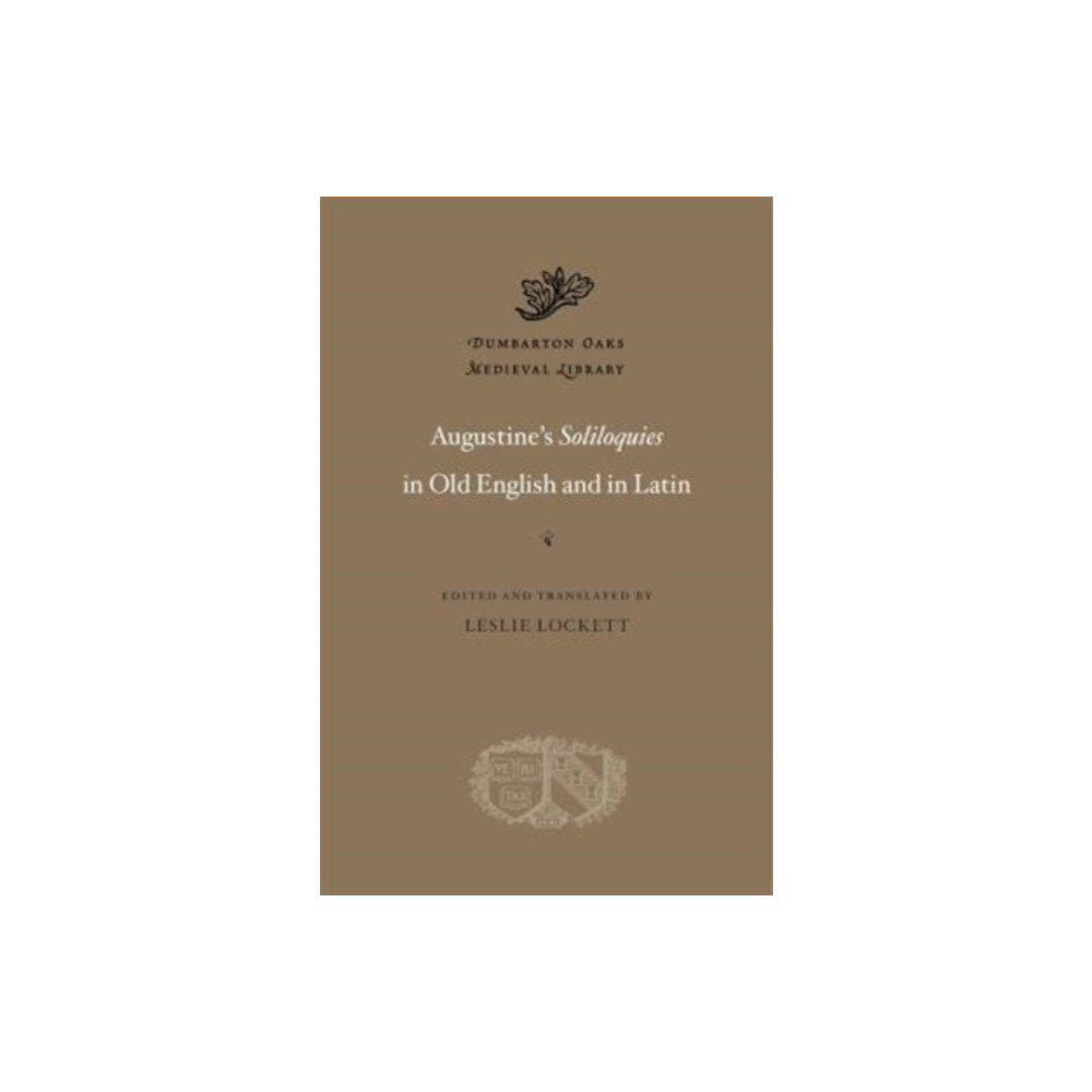 Produktbild för Augustine’s Soliloquies in Old English and in Latin (inbunden, eng)