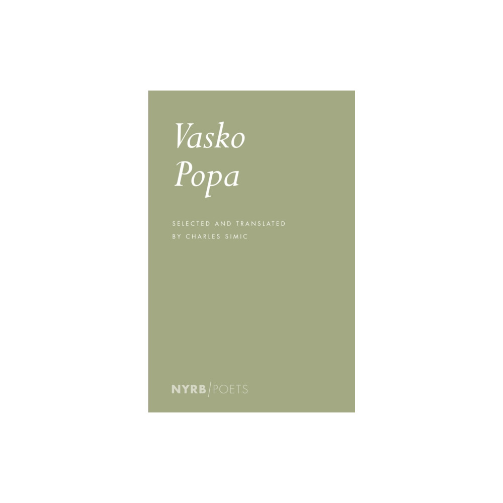 Produktbild för Vasko Popa (häftad, eng)