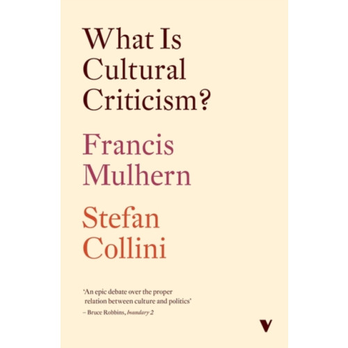 Verso Books What Is Cultural Criticism? (häftad, eng)