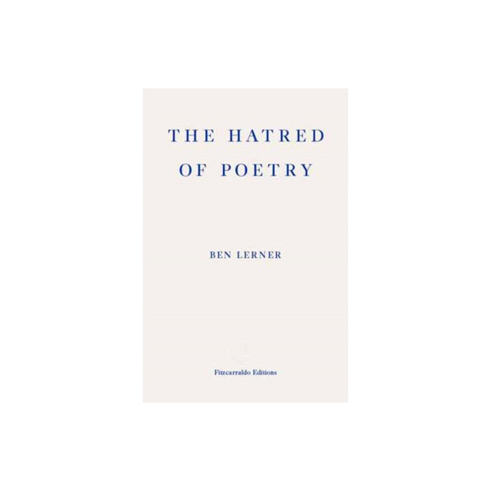 Produktbild för The Hatred of Poetry (häftad, eng)