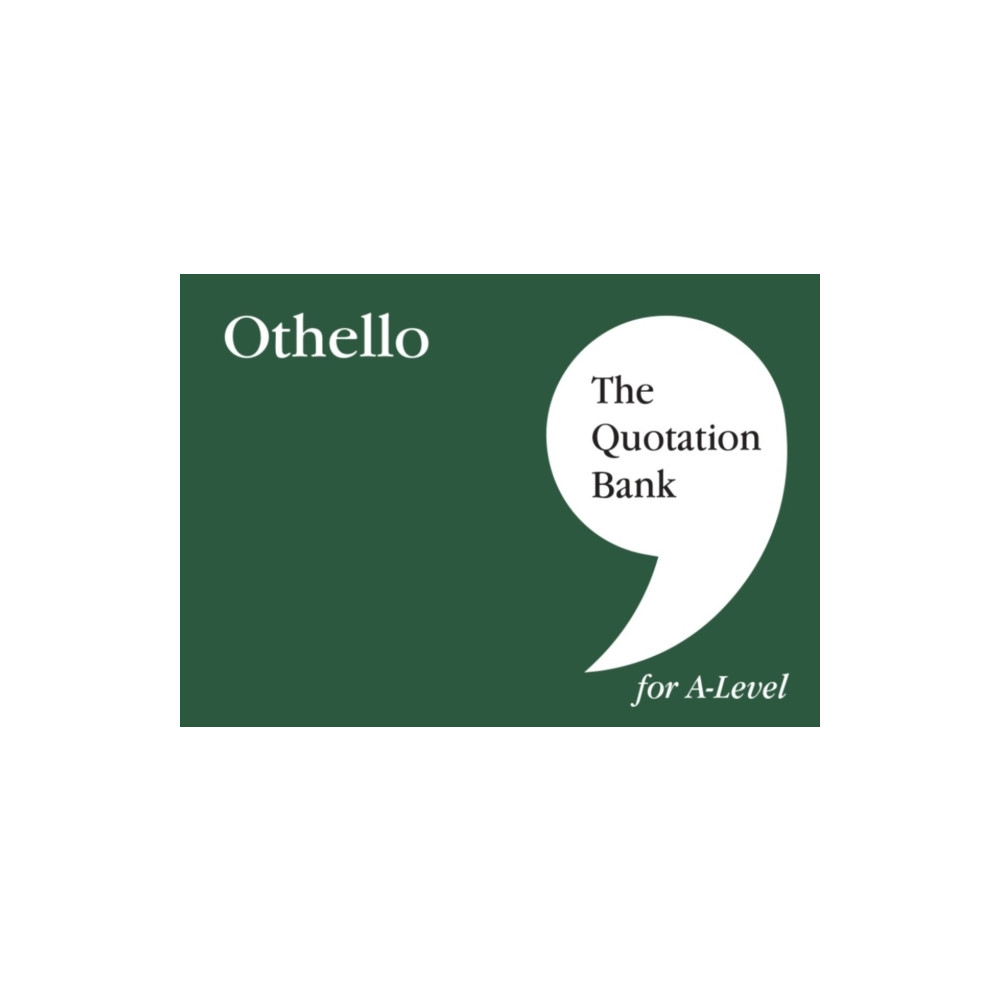 Produktbild för The Quotation Bank: Othello A-Level Revision and Study Guide for English Literature (häftad, eng)