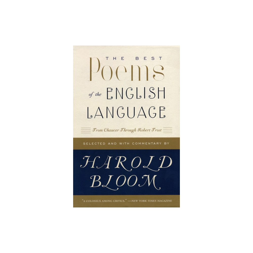 Produktbild för The Best Poems of the English Language (häftad, eng)