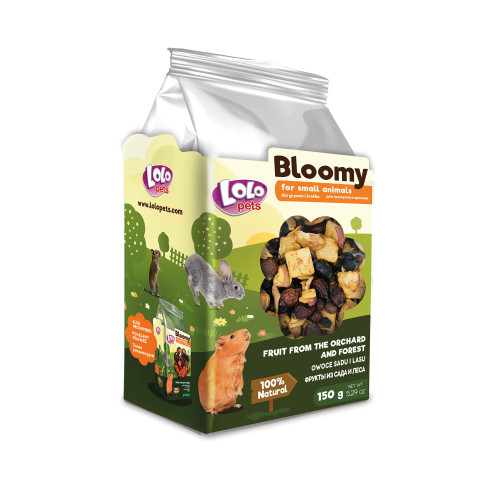 LoLo Pets Gnagaregodis Bloomy Fruits from Orhard and Forest Lolopets 150 g