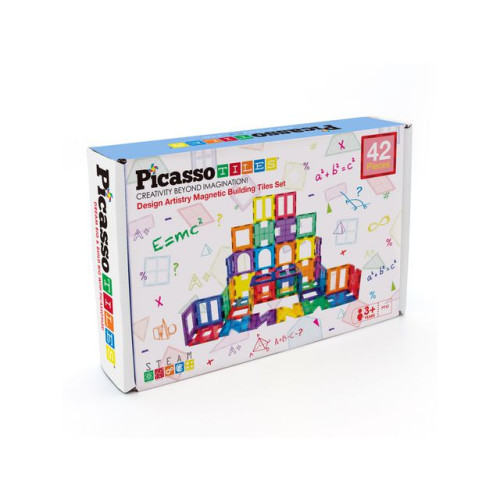 PicassoTiles Picasso magnetset Artistry 42 delar
