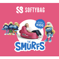 Produktbild för Softybag Chair Kids Smurf