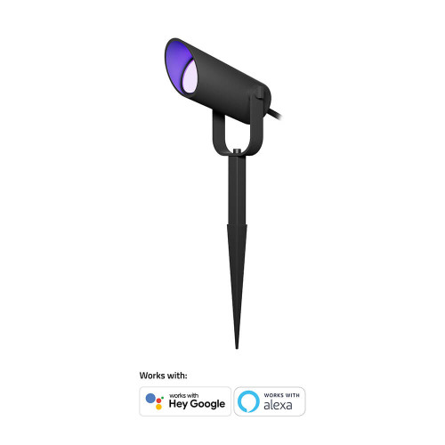Hombli Outdoor Smart Spot Light 1-pack RGB CCT Black