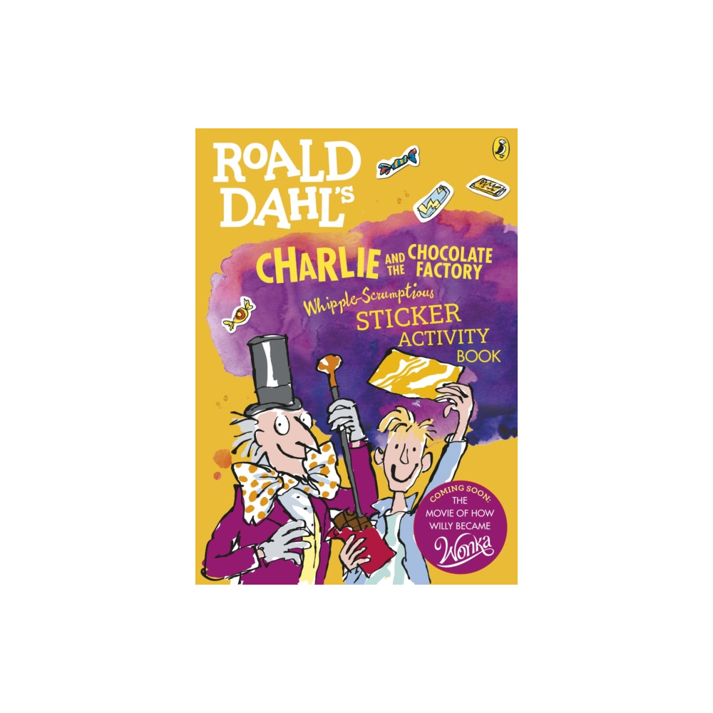 Produktbild för Roald Dahl's Charlie and the Chocolate Factory Whipple-Scrumptious Sticker Activity Book (häftad, eng)