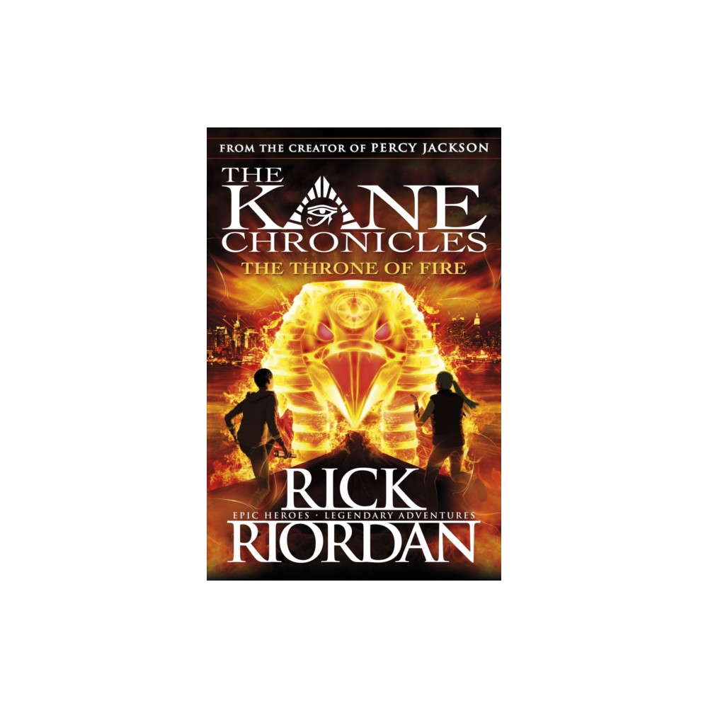 Produktbild för The Throne of Fire (The Kane Chronicles Book 2) (häftad, eng)