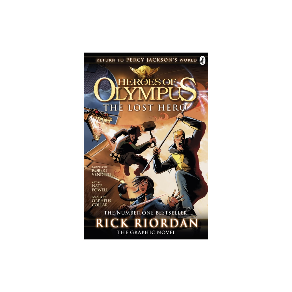 Produktbild för The Lost Hero: The Graphic Novel (Heroes of Olympus Book 1) (häftad, eng)