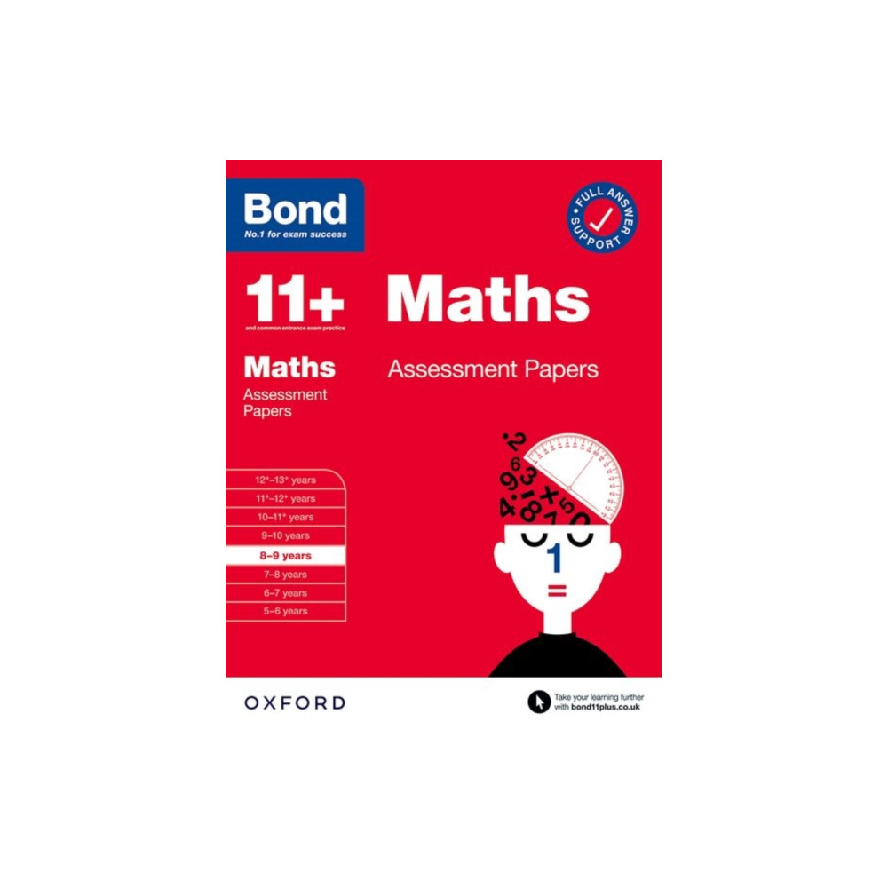 Produktbild för Bond 11+ Maths Assessment Papers 8-9 years (for GL Assessment & other 11 plus exams) (häftad, eng)