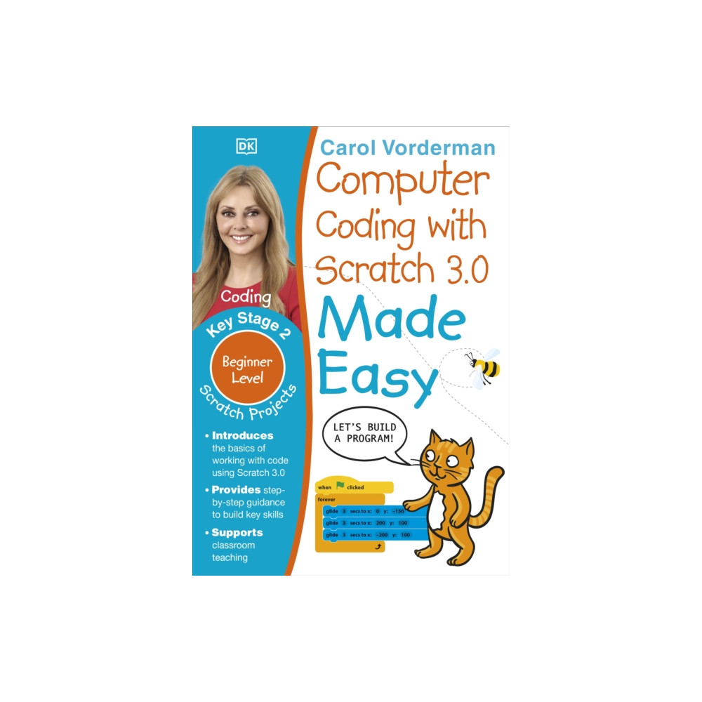 Produktbild för Computer Coding with Scratch 3.0 Made Easy, Ages 7-11 (Key Stage 2) (häftad, eng)