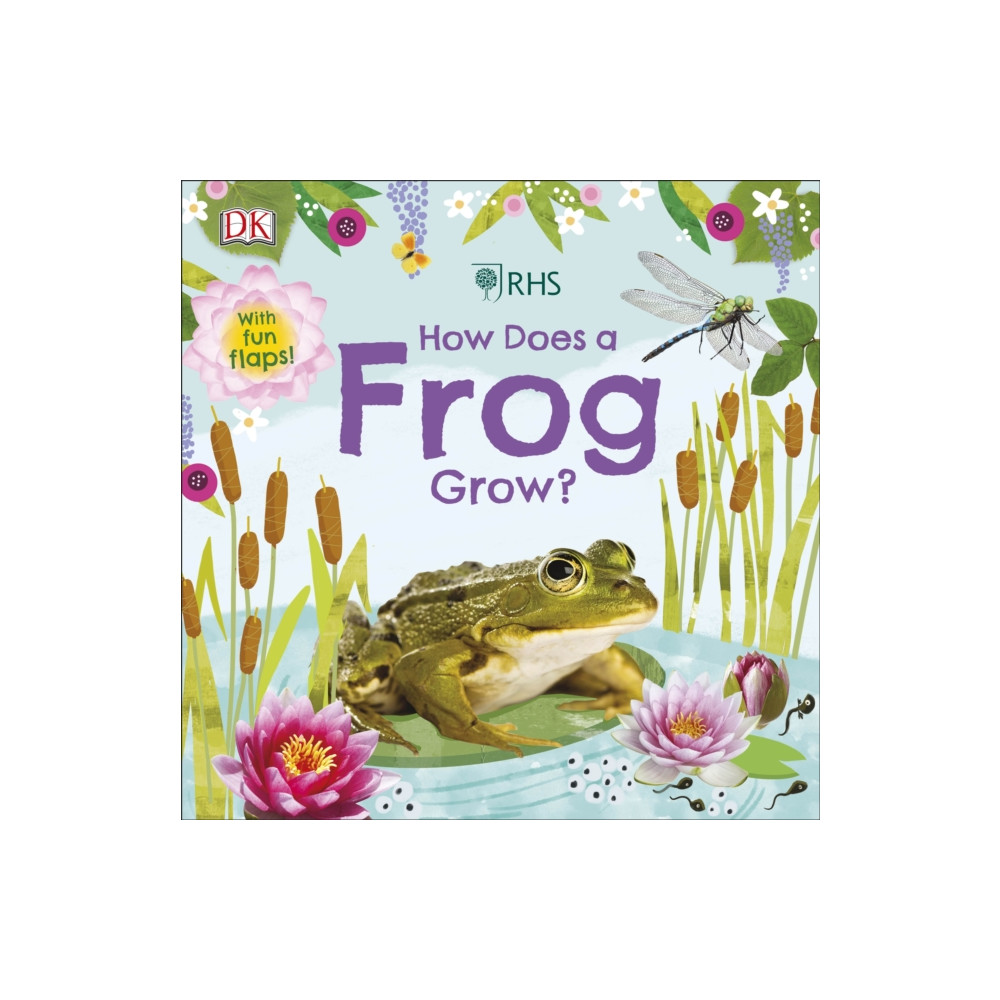 Produktbild för RHS How Does a Frog Grow? (bok, board book, eng)