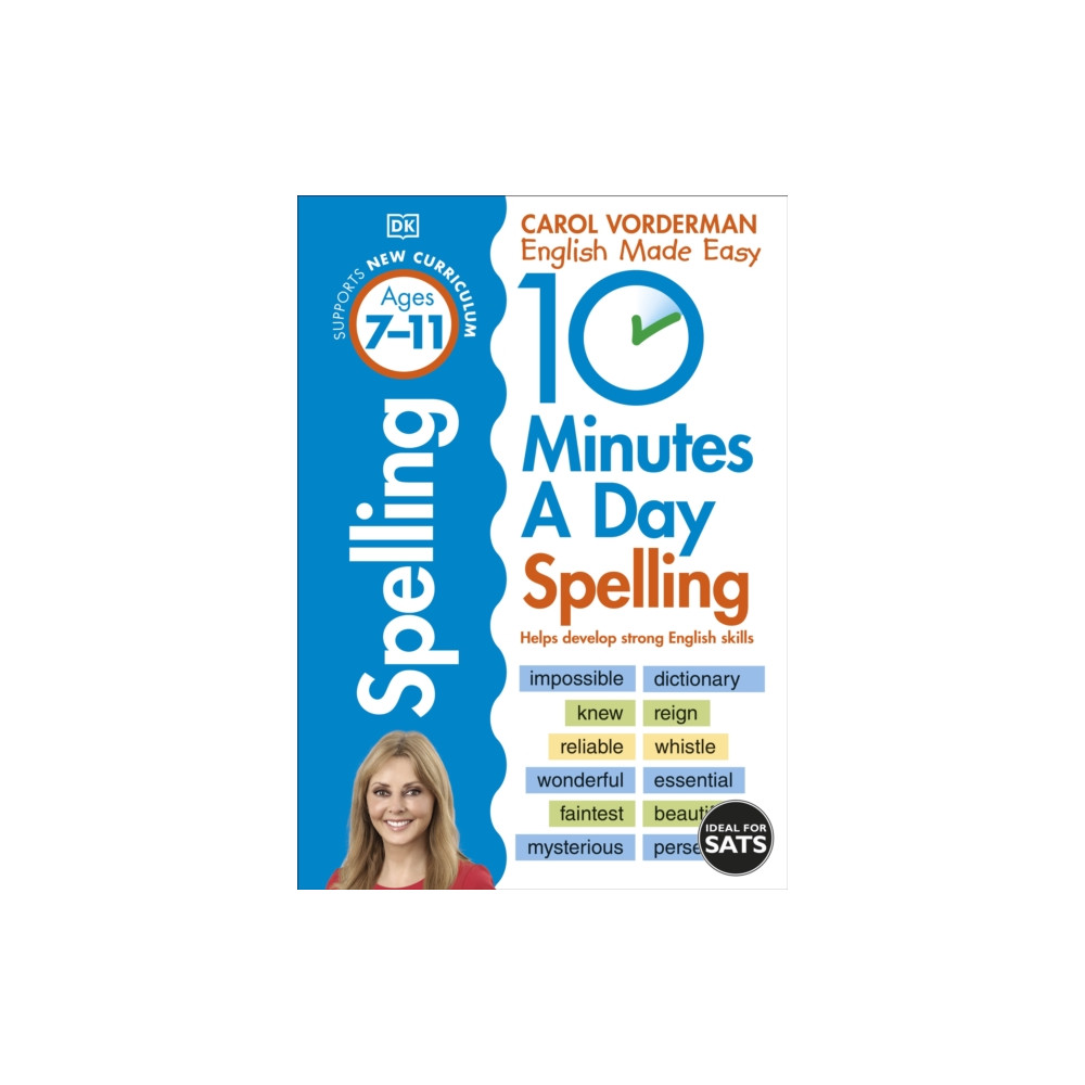 Produktbild för 10 Minutes A Day Spelling, Ages 7-11 (Key Stage 2) (häftad, eng)