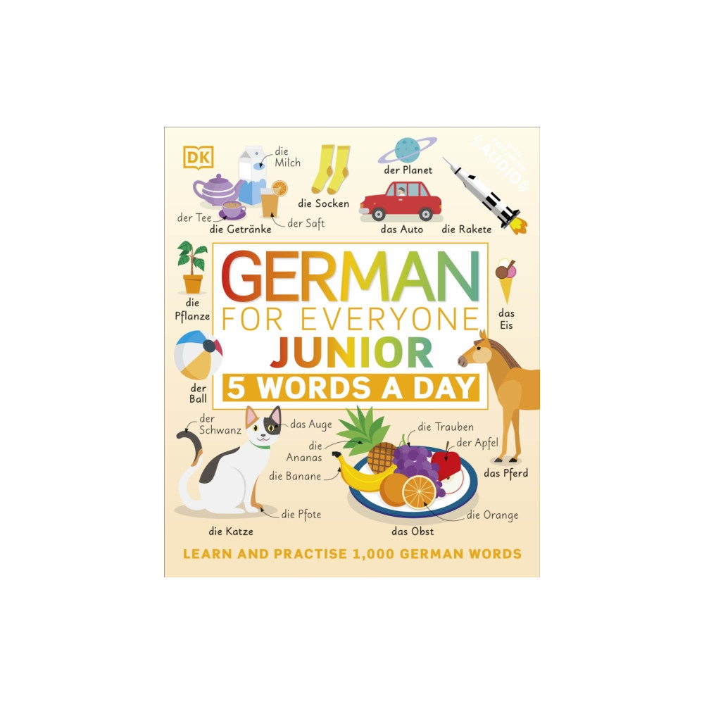 Produktbild för German for Everyone Junior 5 Words a Day (häftad, eng)