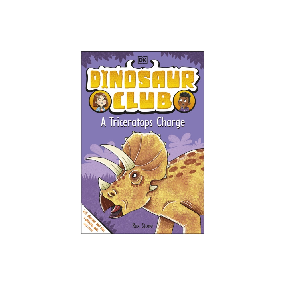 Produktbild för Dinosaur Club: A Triceratops Charge (häftad, eng)