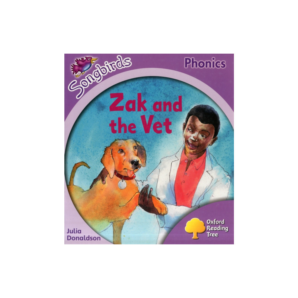 Produktbild för Oxford Reading Tree Songbirds Phonics: Level 1+: Zak and the Vet (häftad, eng)