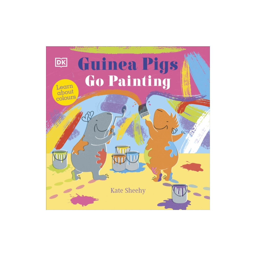 Produktbild för Guinea Pigs Go Painting (bok, board book, eng)