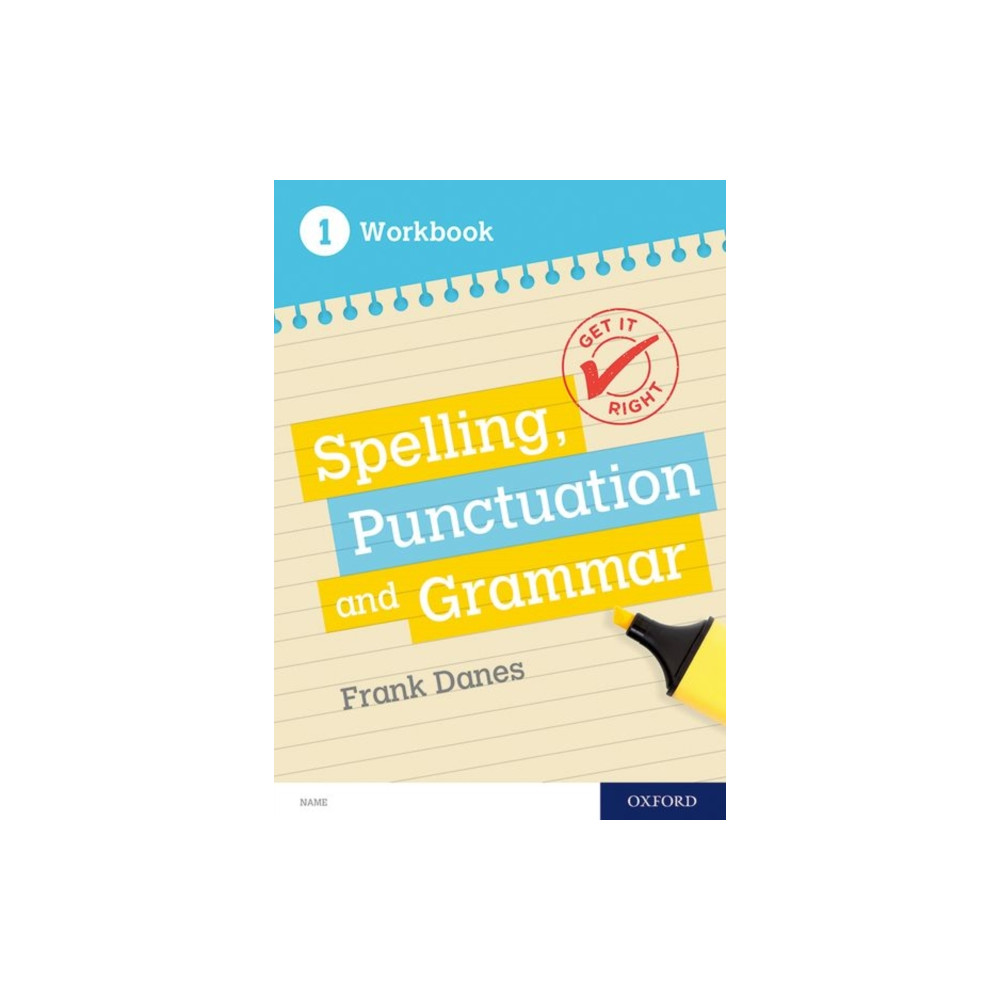 Produktbild för Get It Right: KS3; 11-14: Spelling, Punctuation and Grammar workbook 1 (häftad, eng)
