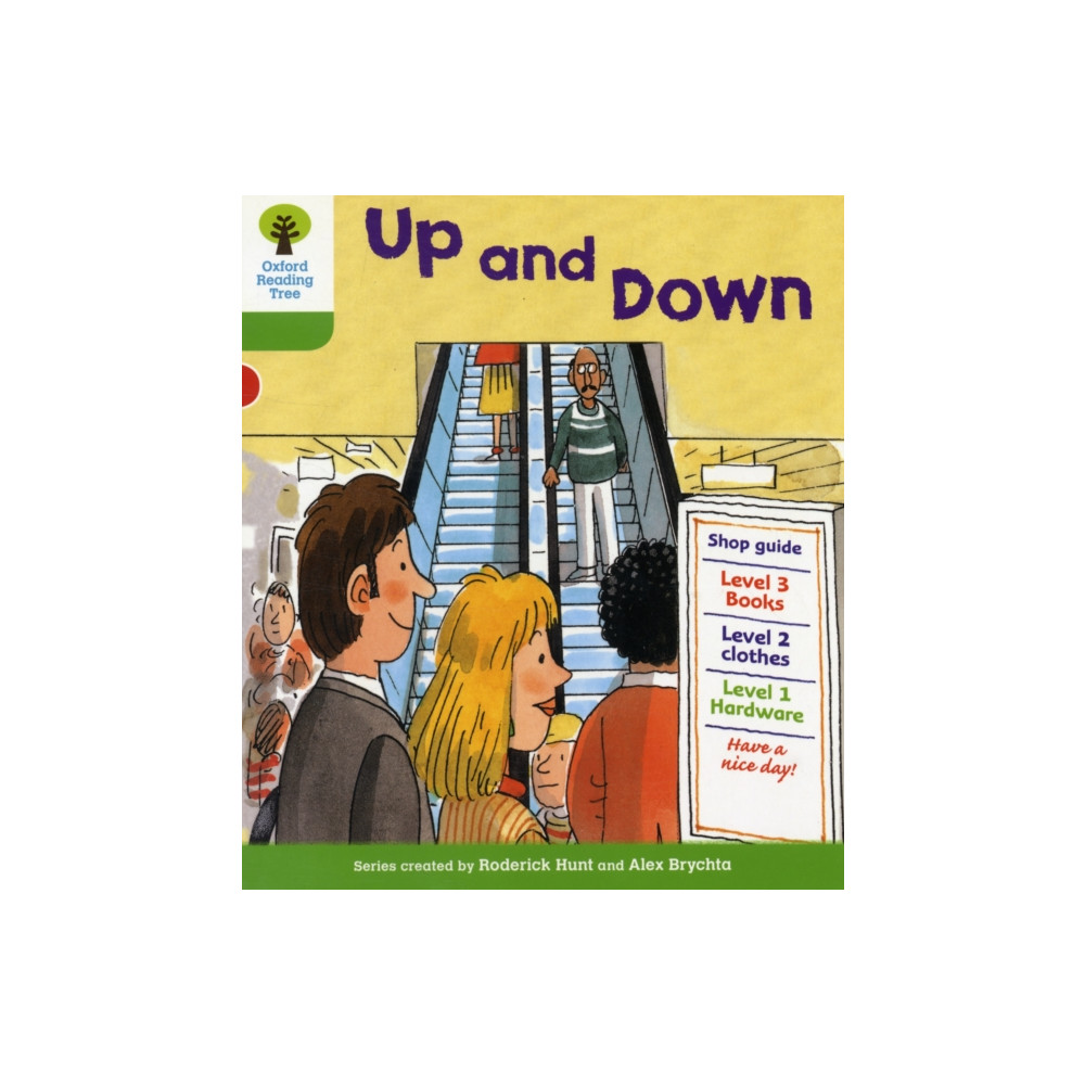 Produktbild för Oxford Reading Tree: Level 2: More Patterned Stories A: Up and Down (häftad, eng)
