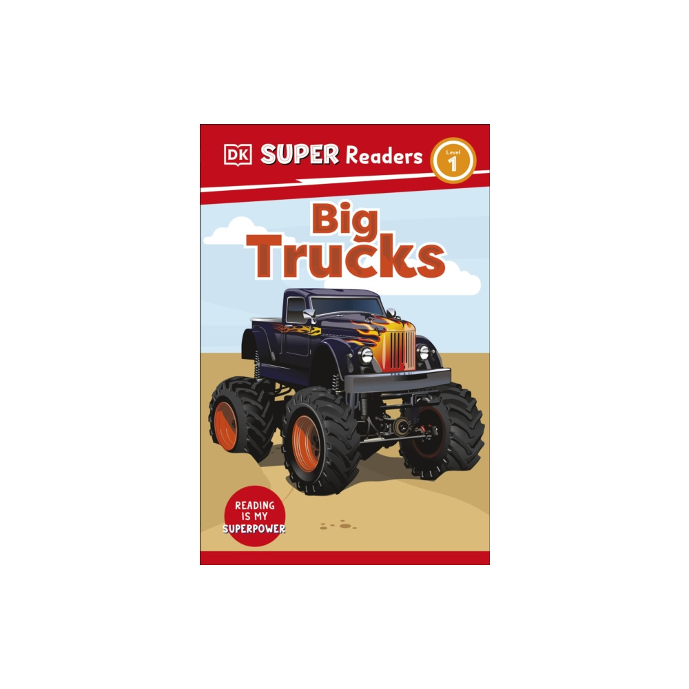 Produktbild för DK Super Readers Level 1 Big Trucks (häftad, eng)