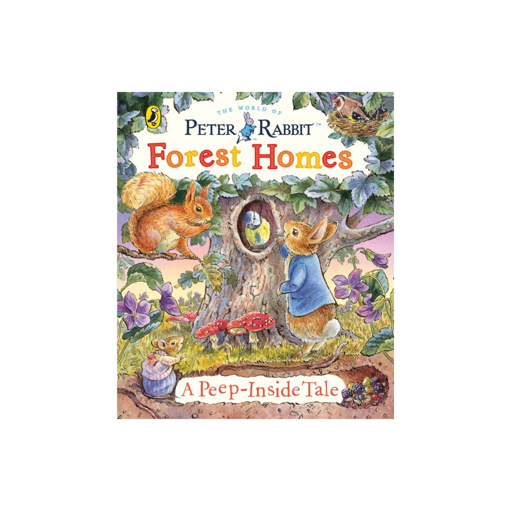 Produktbild för Peter Rabbit: Forest Homes A Peep-Inside Tale (bok, board book, eng)