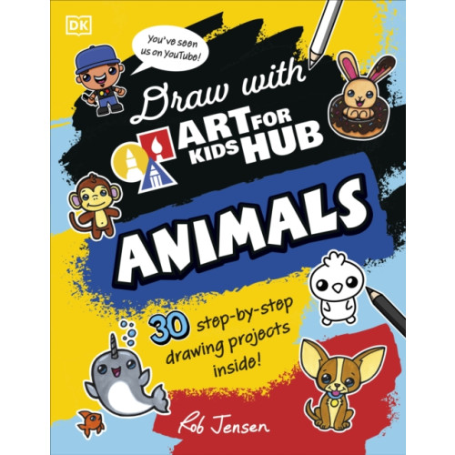 Dorling Kindersley Ltd Draw with Art for Kids Hub Animals (häftad, eng)