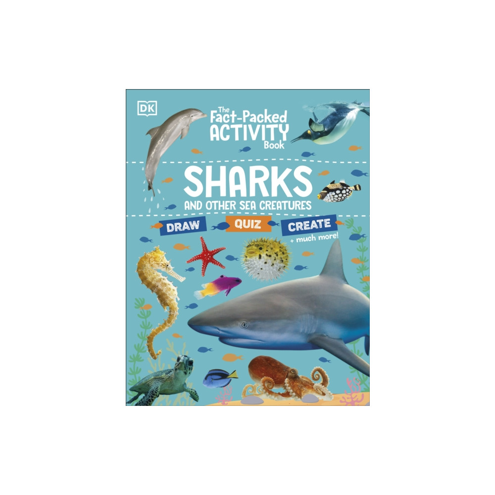 Produktbild för The Fact-Packed Activity Book: Sharks and Other Sea Creatures (häftad, eng)