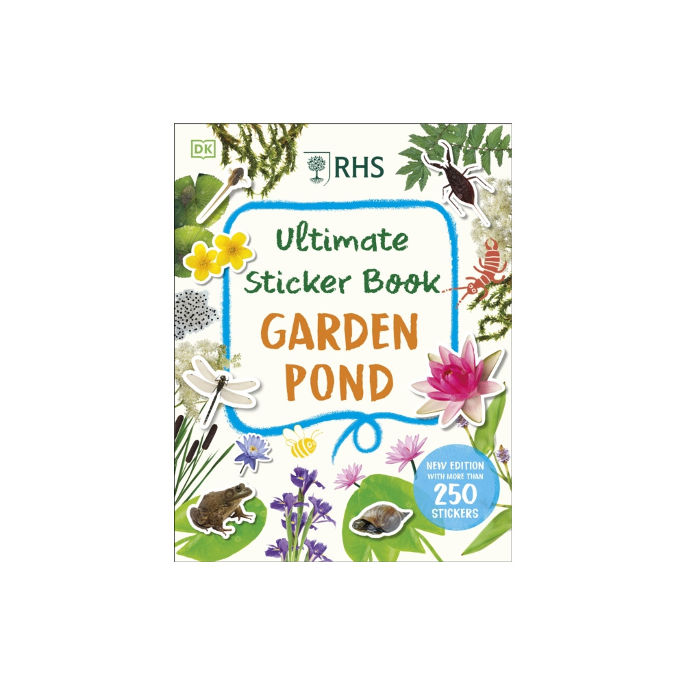 Produktbild för RHS Ultimate Sticker Book Garden Pond (häftad, eng)