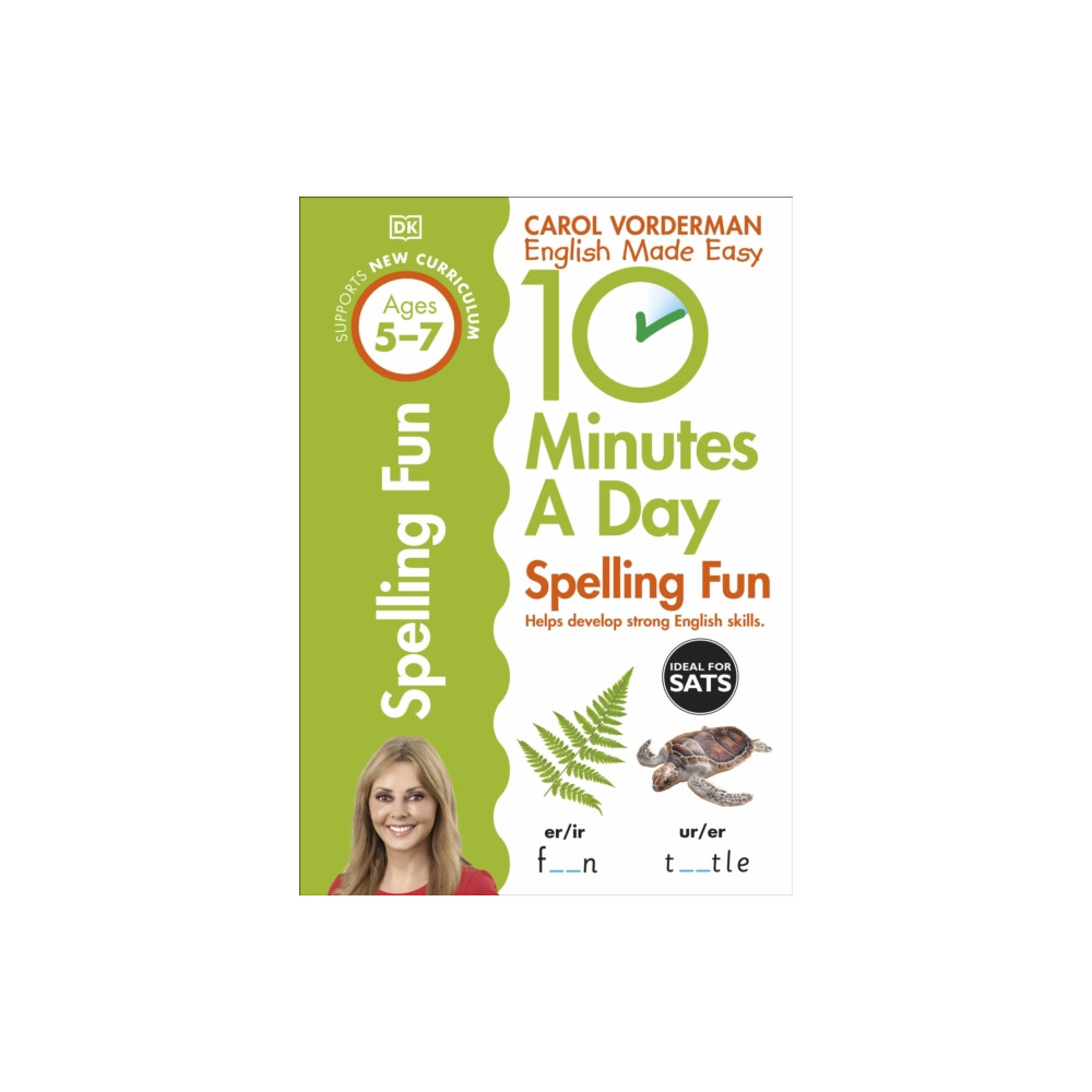 Produktbild för 10 Minutes A Day Spelling Fun, Ages 5-7 (Key Stage 1) (häftad, eng)