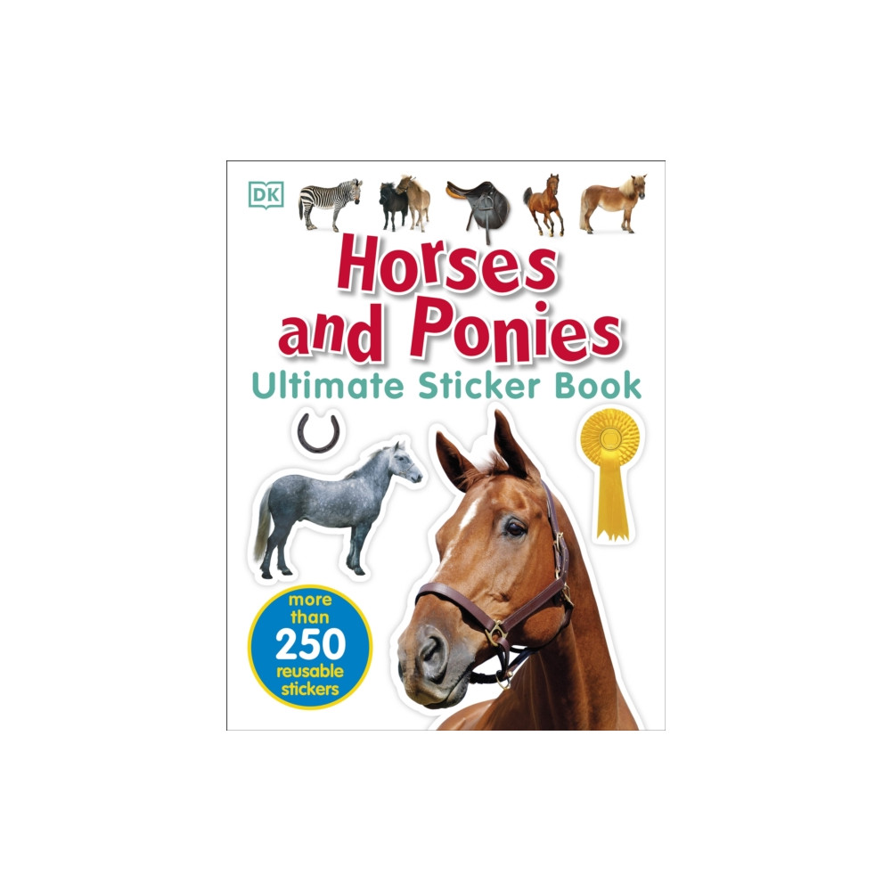 Produktbild för Horses and Ponies Ultimate Sticker Book (häftad, eng)