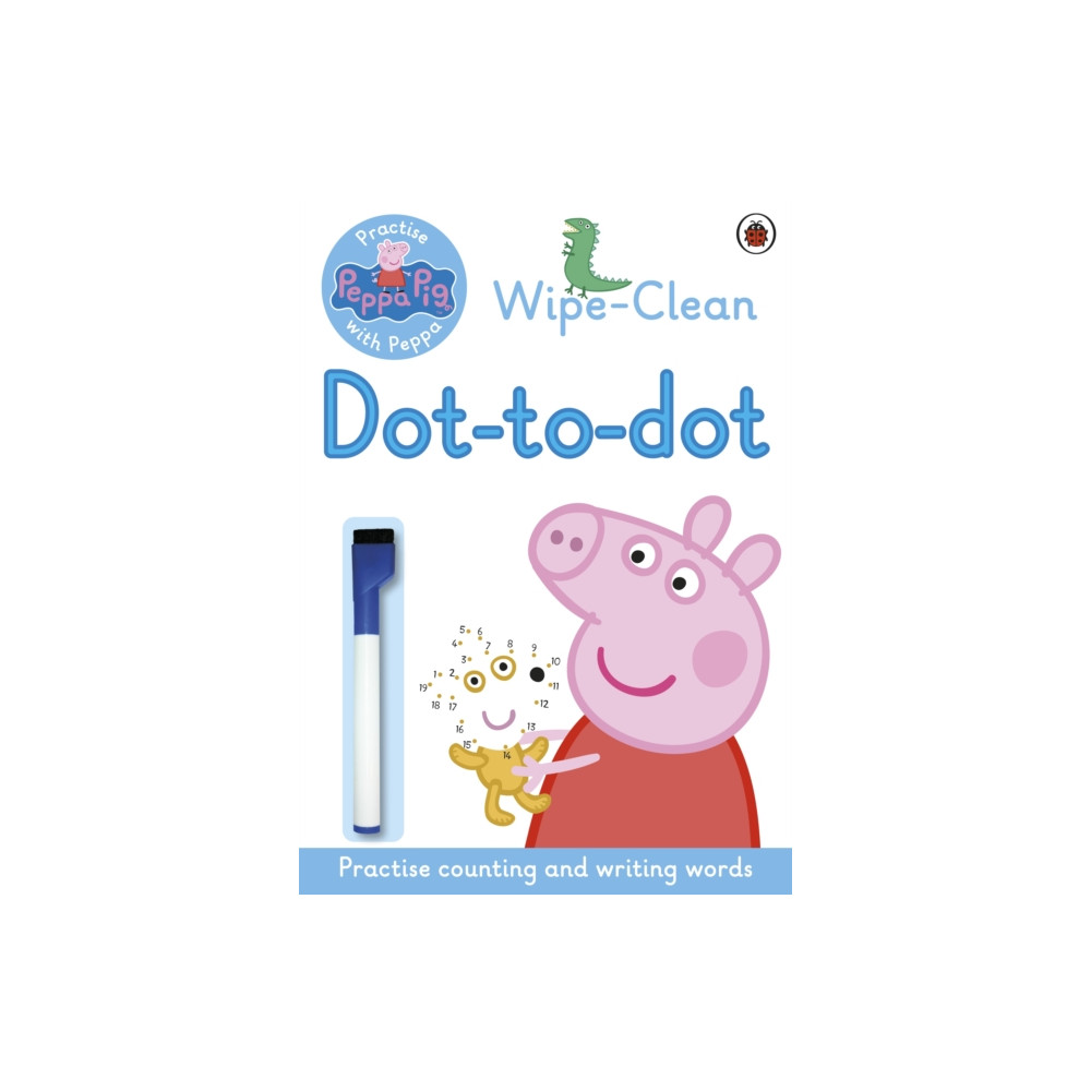 Produktbild för Peppa Pig: Practise with Peppa: Wipe-clean Dot-to-Dot (häftad, eng)