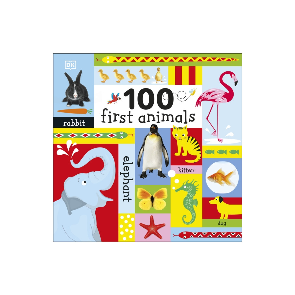 Produktbild för 100 First Animals (bok, board book, eng)