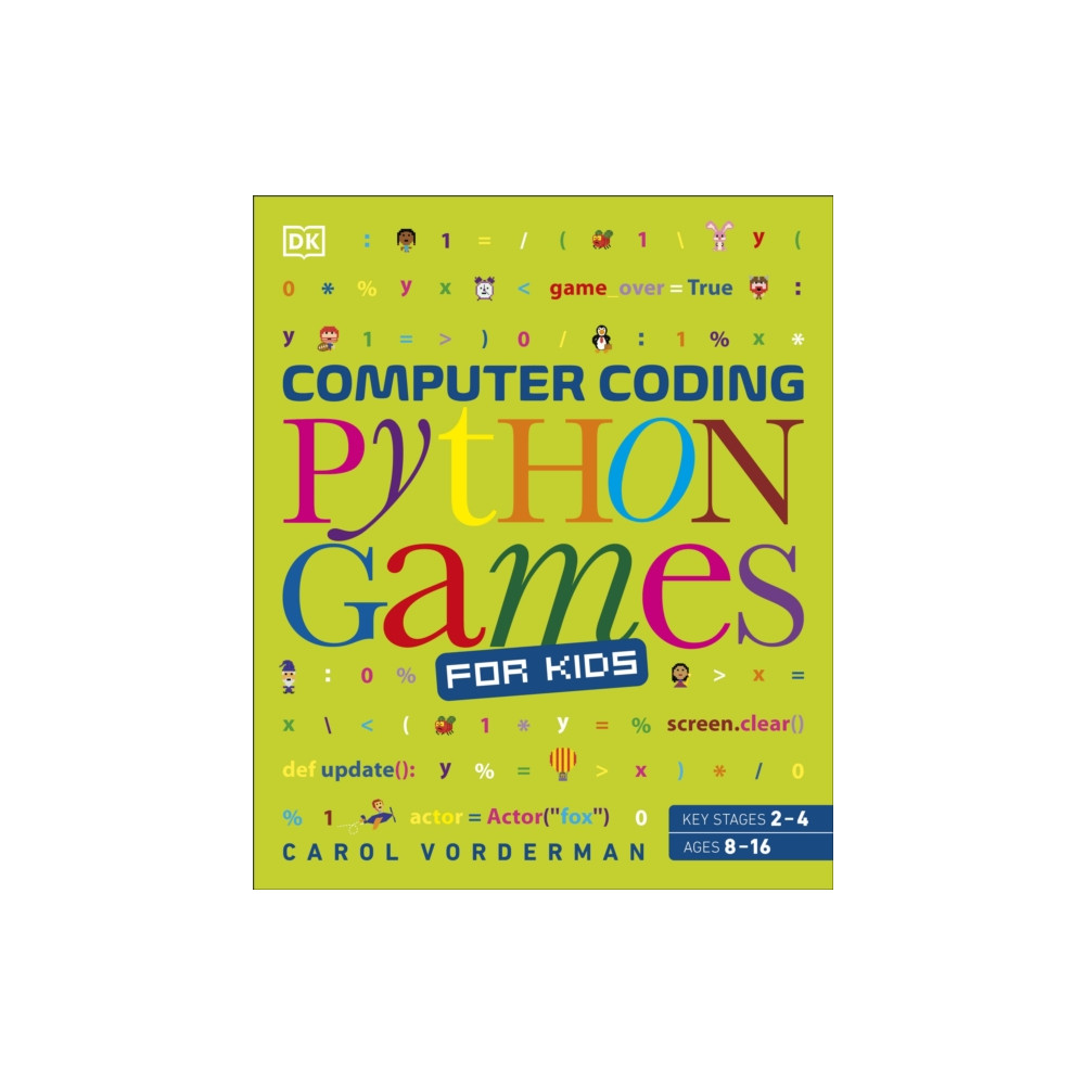 Produktbild för Computer Coding Python Games for Kids (häftad, eng)