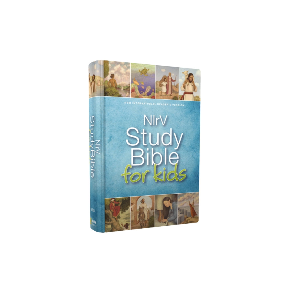 Produktbild för NIrV, Study Bible for Kids, Hardcover (inbunden, eng)