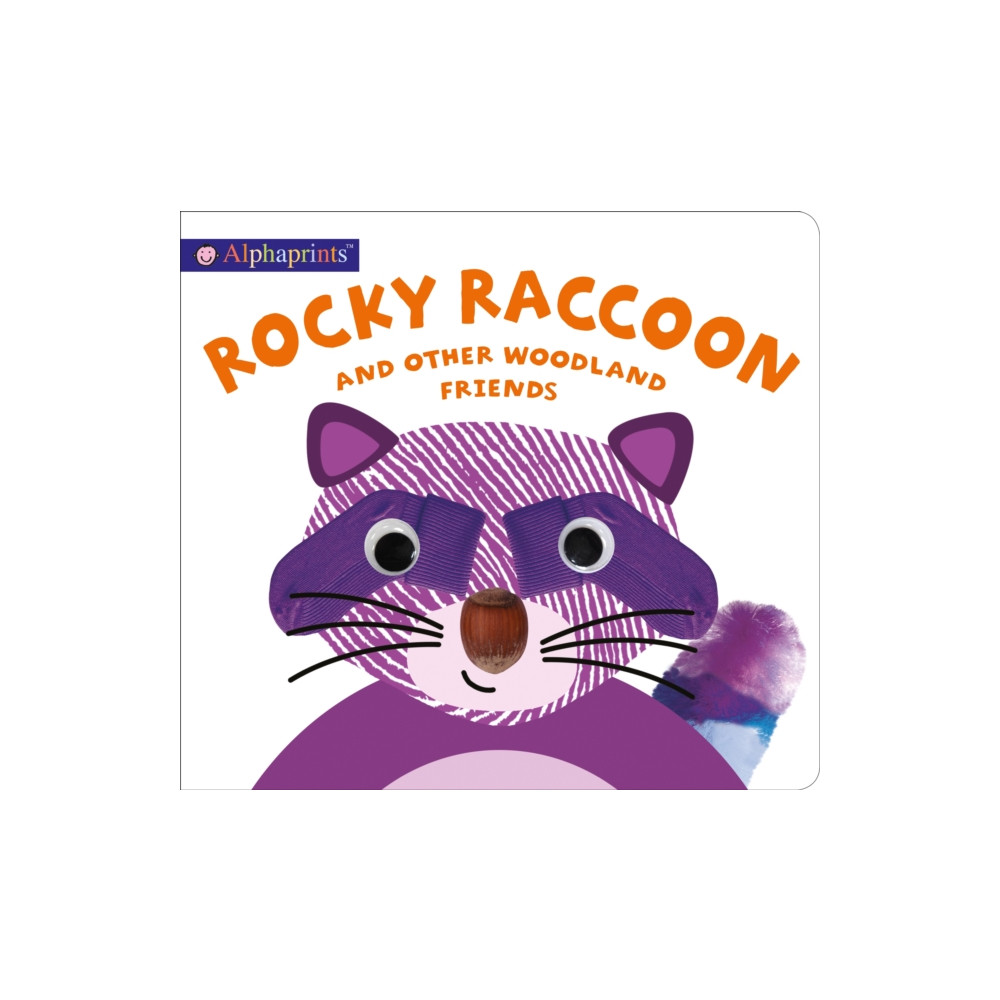 Produktbild för Alphaprints: Rocky Raccoon and other woodland friends (bok, board book, eng)