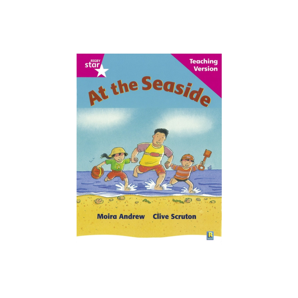 Produktbild för Rigby Star Guided Reading Pink Level: At the Seaside Teaching Version (häftad, eng)