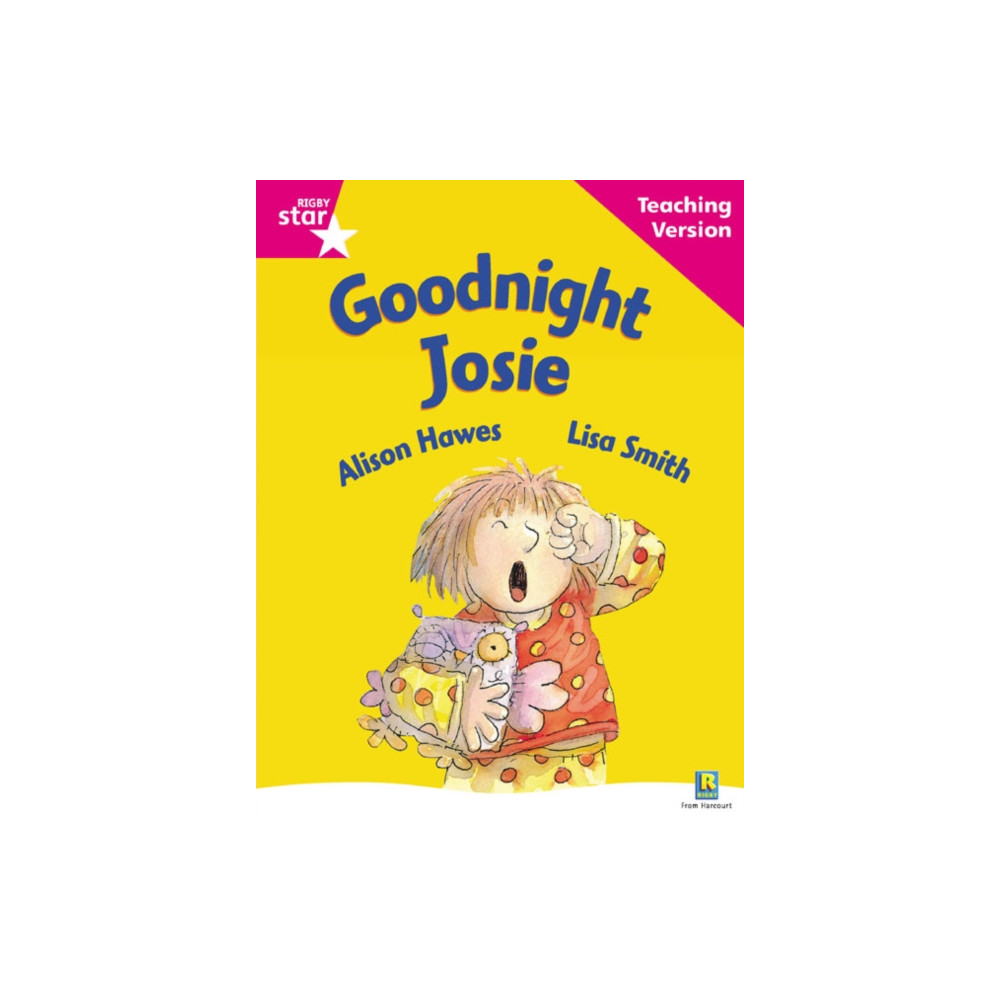 Produktbild för Rigby Star Guided Reading Pink Level: Goodnight Josie Teaching Version (häftad, eng)