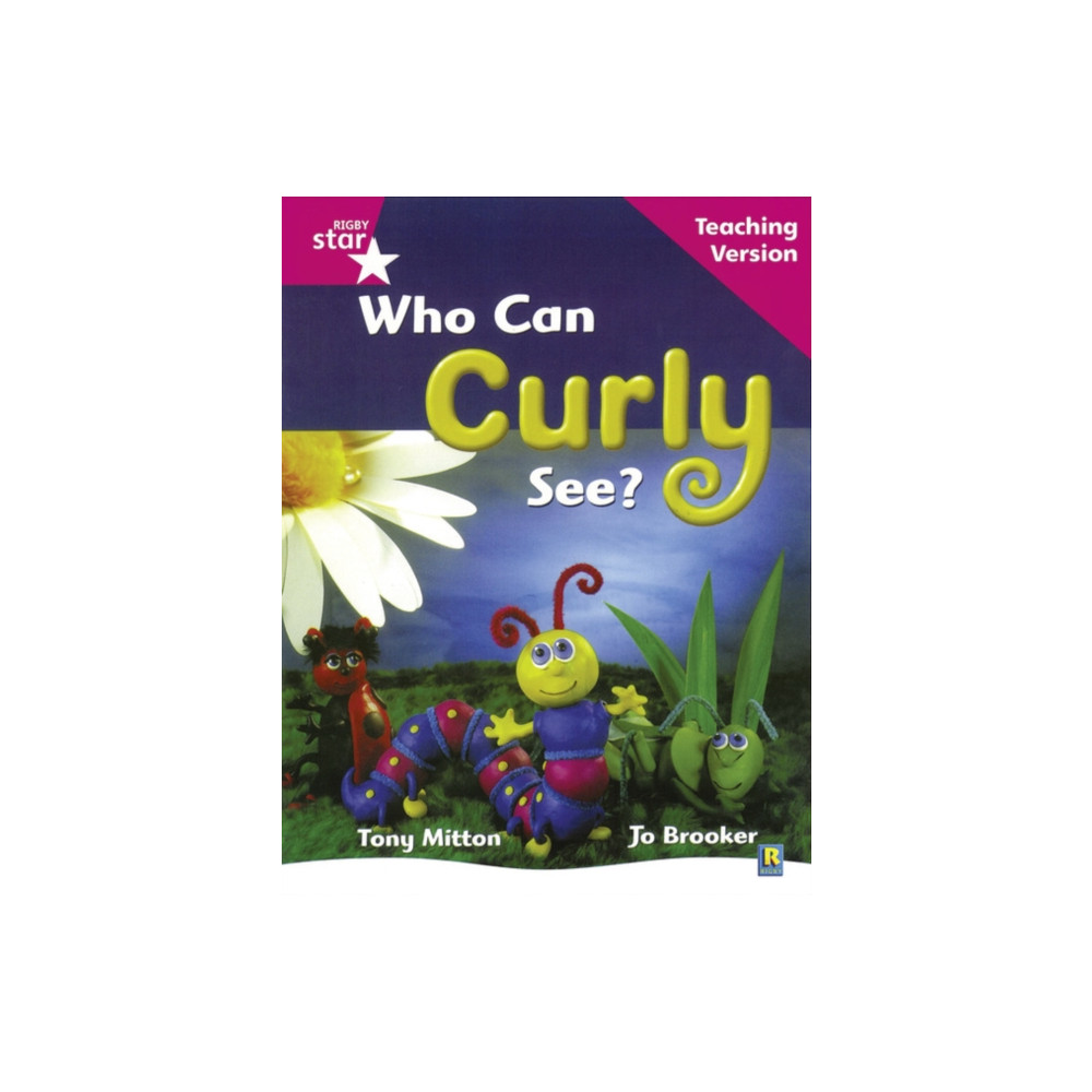 Produktbild för Rigby Star Guided Reading Pink Level: Who can curly see? Teaching Version (häftad, eng)