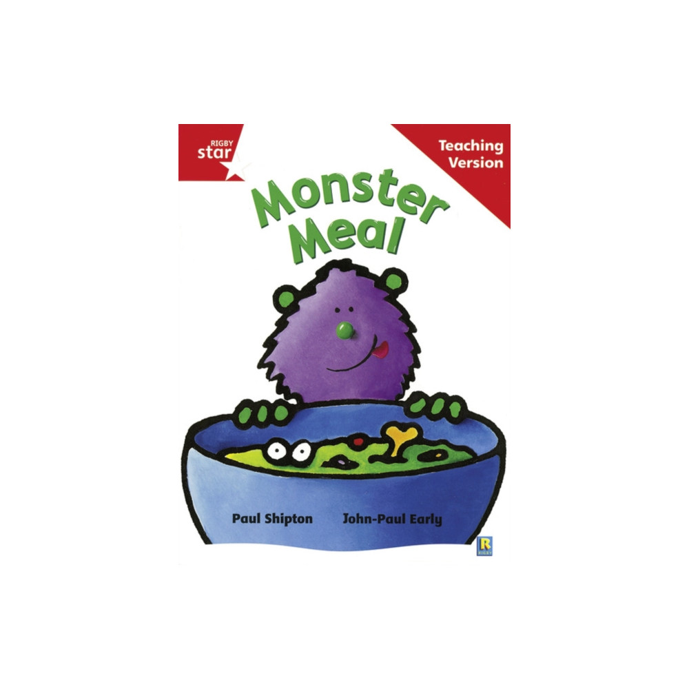 Produktbild för Rigby Star Guided Reading Red Level: Monster Meal Teaching Version (häftad, eng)
