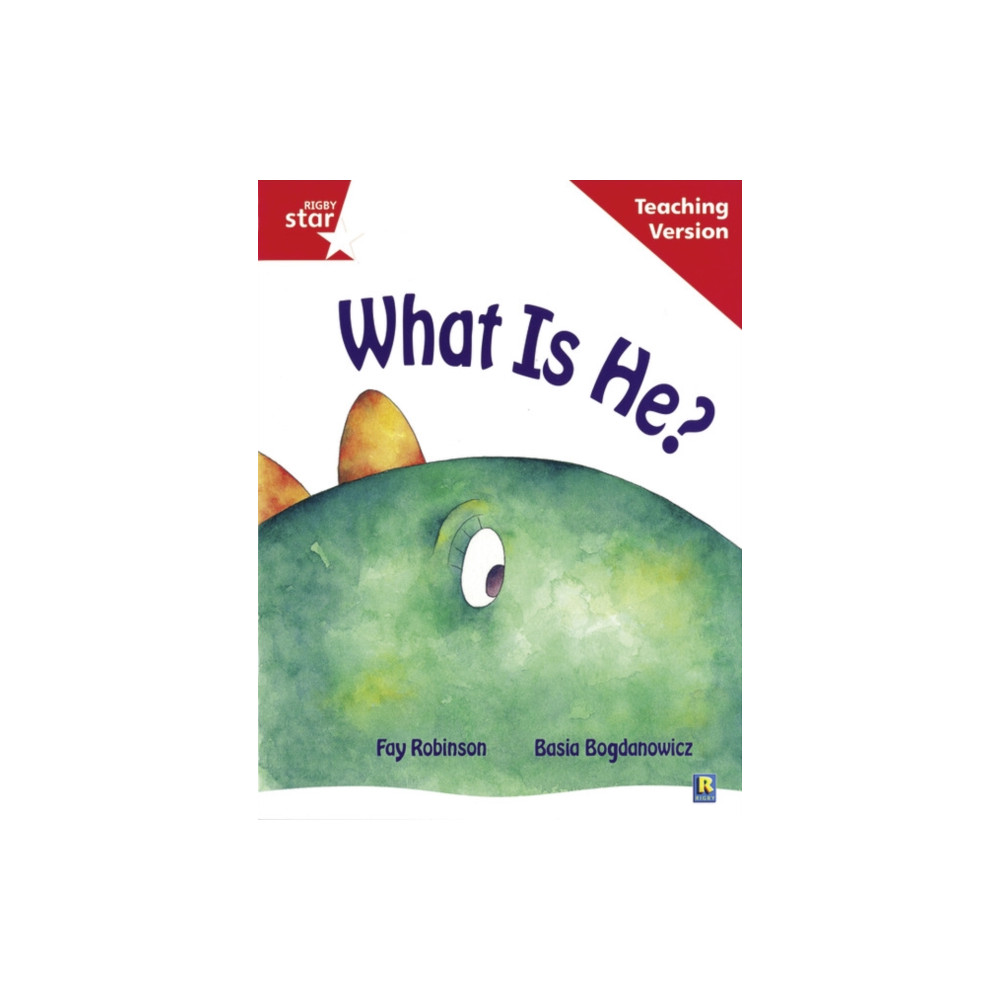 Produktbild för Rigby Star Guided Reading Red Level: What Is He? Teaching Version (häftad, eng)