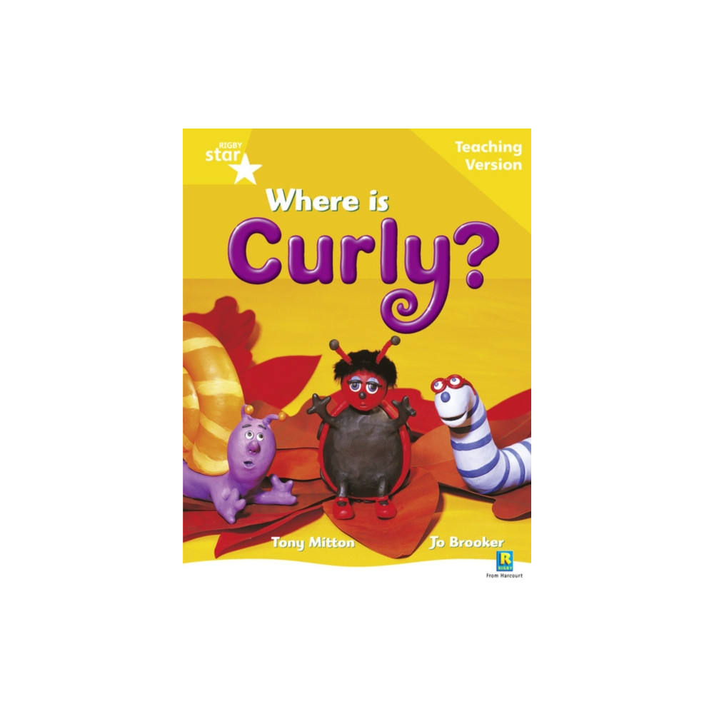 Produktbild för Rigby Star Guided Reading Yellow Level: Where is Curly? Teaching Version (häftad, eng)
