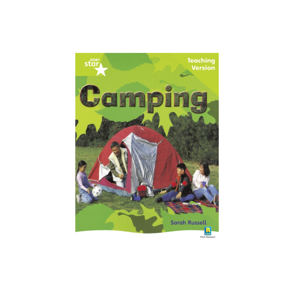 Produktbild för Rigby Star Non-fiction Guided Reading Green Level: Camping Teaching Version (häftad, eng)