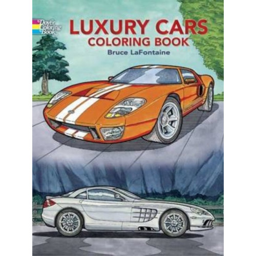 Dover publications inc. Luxury Cars Coloring Book (häftad)