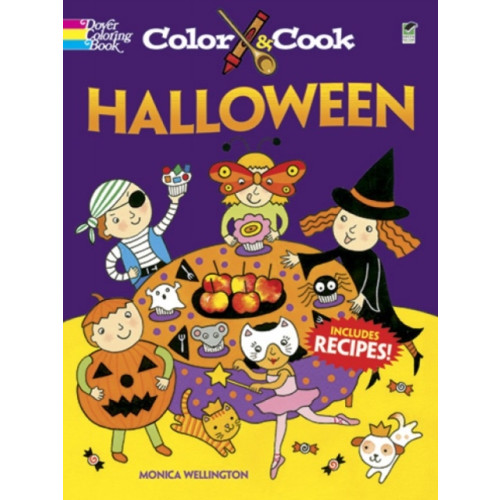 Dover publications inc. Color & Cook Halloween (häftad)