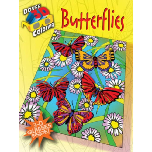 Dover publications inc. 3-D Coloring Book - Butterflies (häftad)